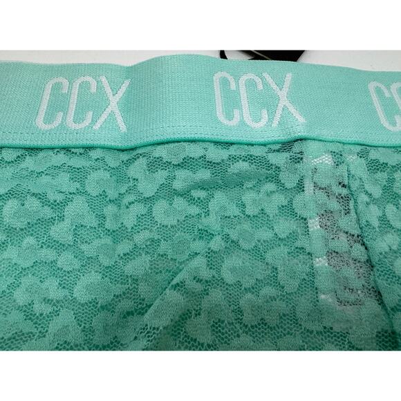 City Chic / CCX Aqua Lace Hipster - Aqua Lace Hipster Panty / Underwear SIZE 16 - Picture 7 of 7